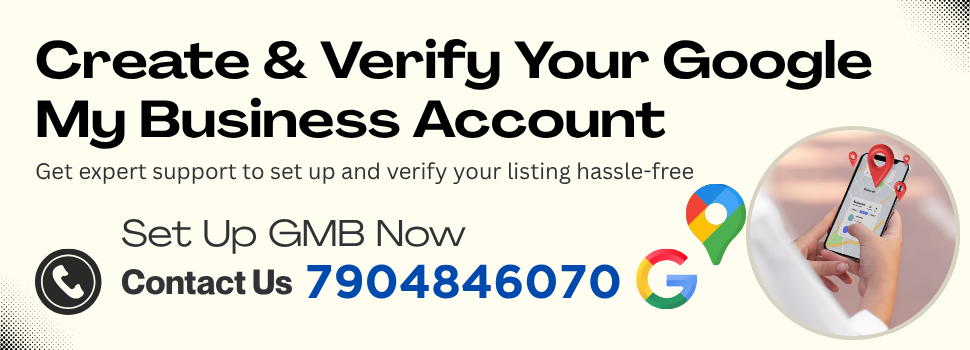 Google My Business services banner promoting local business profile optimization in Chennai