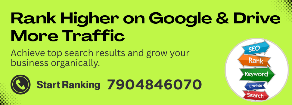 Google search SEO service banner highlighting professional search engine optimization solutions