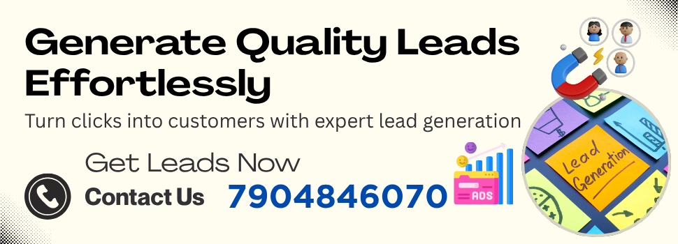 Banner showing Instagram advertising service with social media marketing graphics and branding elements.