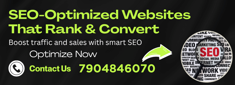 SEO setup service banner highlighting expert search engine optimization strategies for business growth