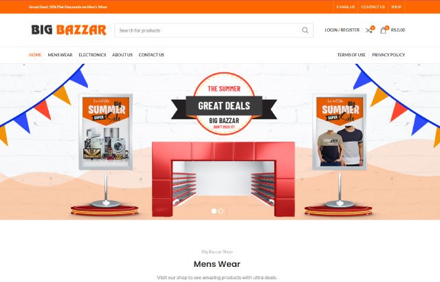 Big-Bazzar-Website